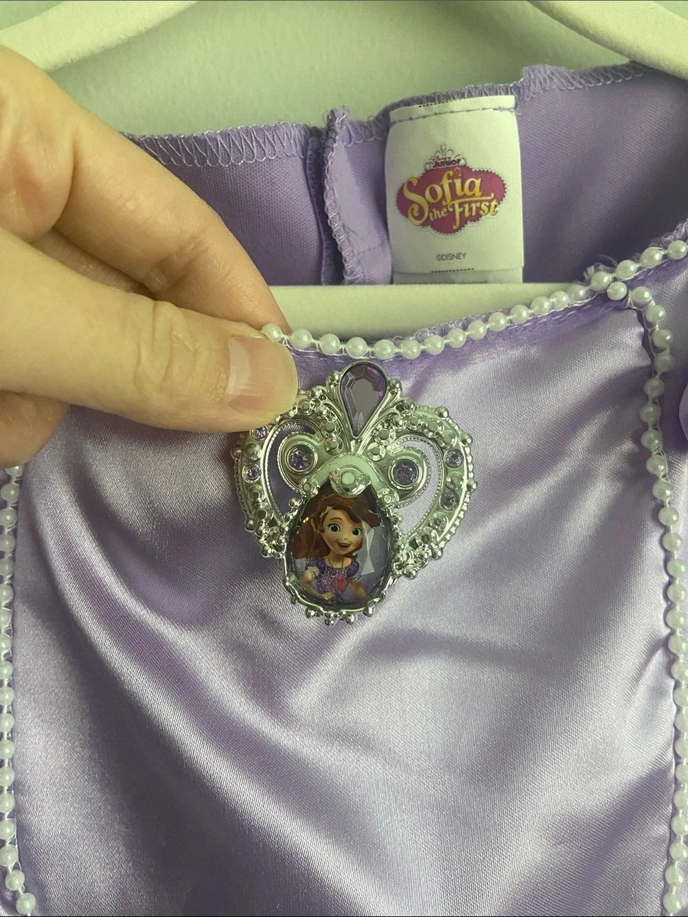 Disney Lavender Sofia the First Girls' Princess Dress Costume 3T-4t